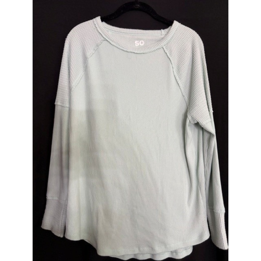 Women's Sea Green SO Long‎ Sleeve Thermal Size L